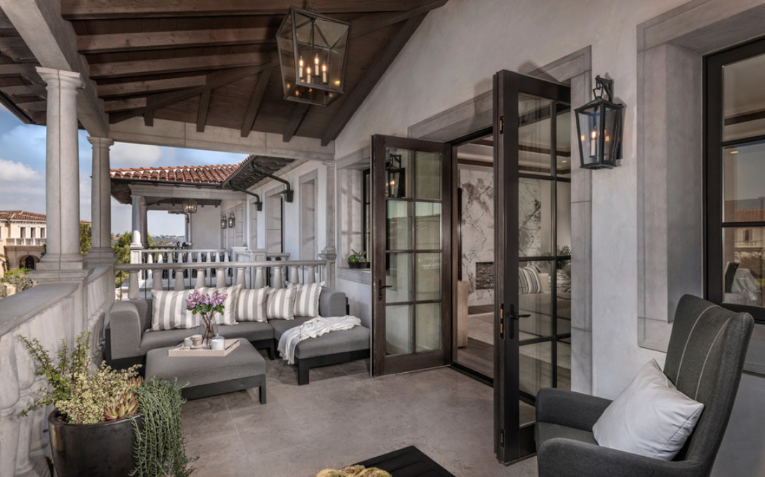 Balcon in stil mediteranean