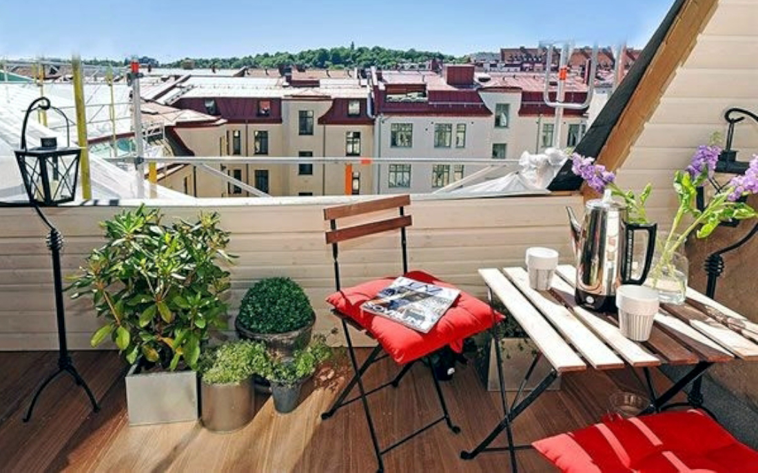 Balcon in stil mediteranean