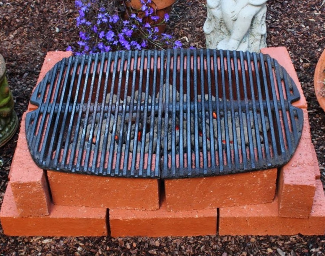 Gratar de gradina de foarte mici dimensiuni
