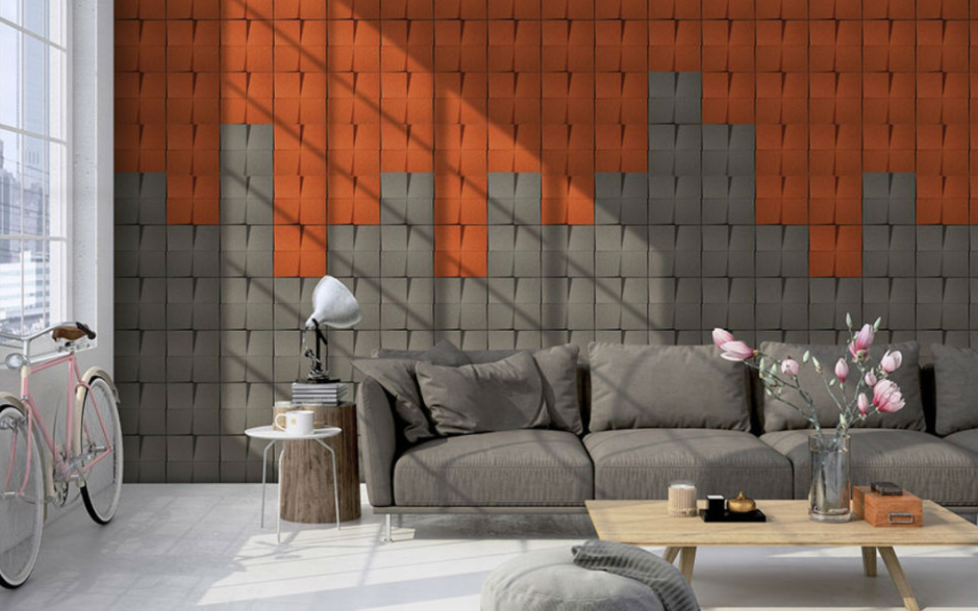 Placare a peretilor interiori cu pluta 3D Muratto