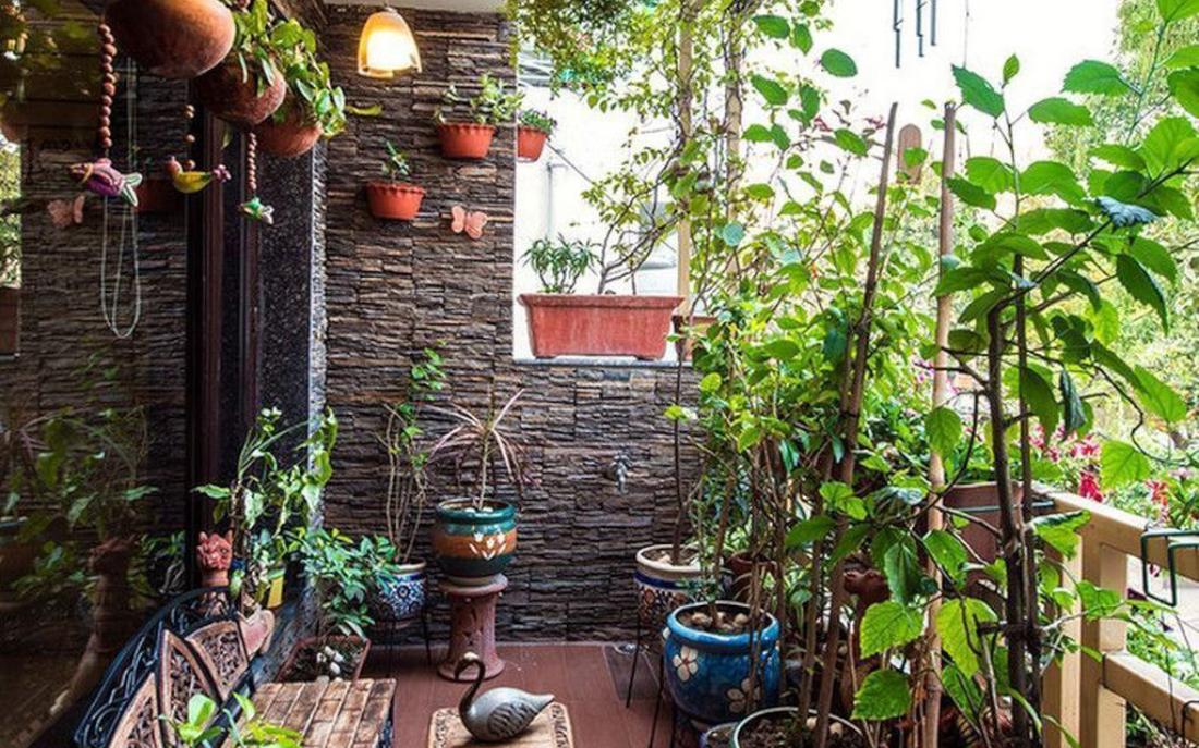 Balcon rustic