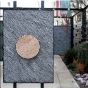 Panel Marmura Catania Black 15 x 60cm