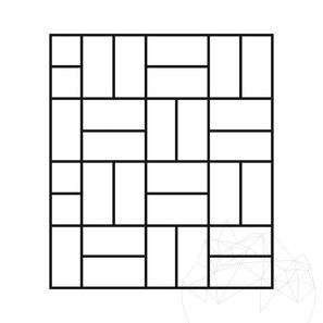 Piatra Cubica Marmura Kavala Cross Cut Buciardata, 30 x 40 x 4.5 cm