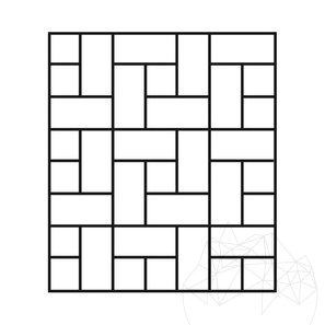 Travertin Silver Cross Cut Mat, 61 x 30.5 x 1.2 cm