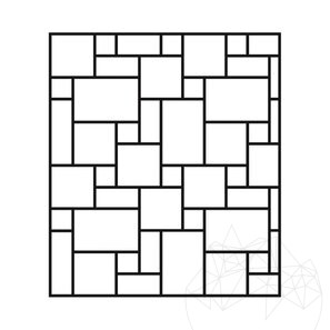 Ardezie Kavala Roman Pattern Natur, 1.5-3 cm