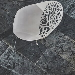 Ardezie Naturala Silver, Polisata (Lustruita), 60 x 30 x 1.2 cm | Ideala pt. Exterior/Interior, Vertical/Orizontal