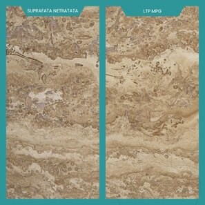Travertin Latte PREMIUM Cross Cut Polisat, 122 x 61 x 1.2 cm