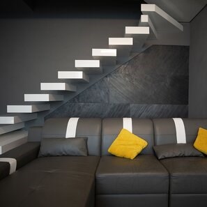 Ardezie Flexibila SKIN Ultra-Flex 2mm - Black Line, 122x61 cm | Piatra pt Pereti, Mobilier, Fatade si Spatii Umede