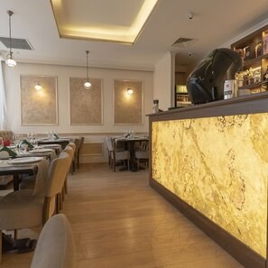 Ardezie Flexibila Translucida SKIN 2mm  - Indian Autumn, 210 x 105 cm | Iluminare Ambientala, Interior & Exterior