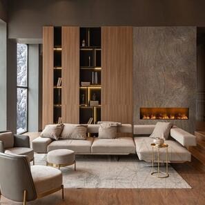 Ardezie Flexibila SKIN MicroStone 1mm - Copper, 244 x 122 cm | Piatra Ultra-Flexibila pt Pereti, Mobilier, Fatade