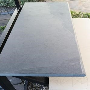 Ardezie Nero Natur + Baston 1L, 60 x 40 x 3 cm