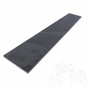 Ardezie Nero Periata, 60 x 10 x 1 cm