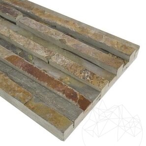 Panel Ardezie Multi Stripes, 15 x 60 cm