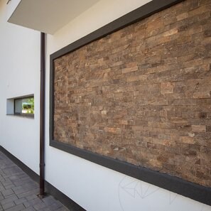 Ardezie Rusty Brown Natur, 5 cm x LL | Piatra Decorativa - Placari Verticale, Exterior-Interior