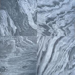 Ardezie Naturala Silver, Periata (Anti-Slip), 60 x 60 x 1.2 cm | Ideala pt. Exterior/Interior, Vertical/Orizontal