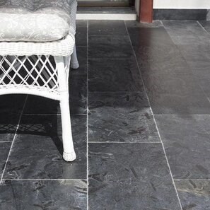 Ardezie Naturala Silver, Periata (Anti-Slip), 60 x 30 | Ideala pt. Exterior/Interior, Vertical/Orizontal