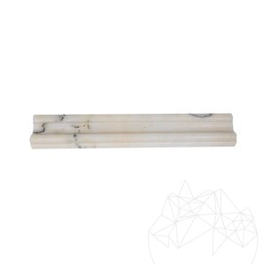 Bagheta M17 Marmura Calacatta Lilac, 4.8 x 30.5 cm