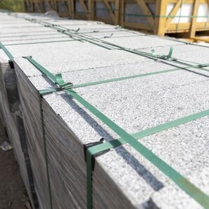 Bordura Granit Bianco Sardo, 20 x 25 x 50 cm (Bizot 2 cm 1L)