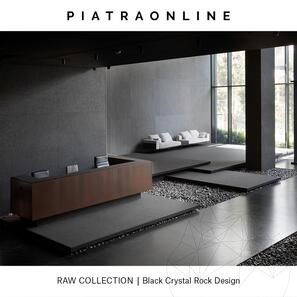 Гранитная плита Black Crystal Rock Design 3 см