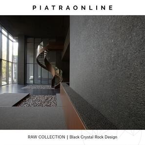 Гранитная плита Black Crystal Rock Design 2CM