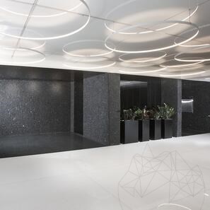 Гранитная плита Black Diamond Lineal Extreme Dark Design 3 см