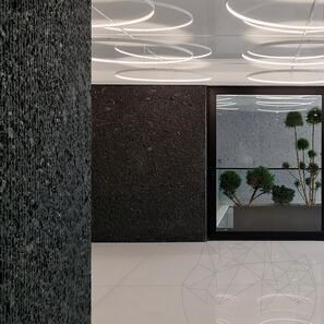 Гранитная плита Black Diamond Lineal Extreme Dark Design 3 см