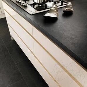 Blat Ardezie Nero Periata, 200 x 65 x 3 cm