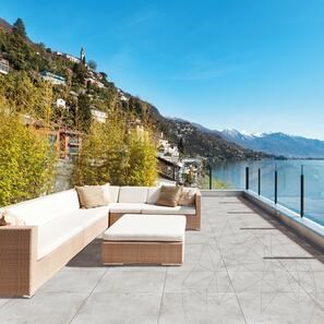 Piatra Sinterizata L'ALTRA PIETRA Cemento Smoke, 60 X 60 X 2 cm, R11 - Antiderapanta pt exterior