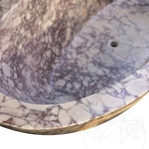 Ванна Autograph Arabescato Faro Marble, 185 x 86 x 70 см