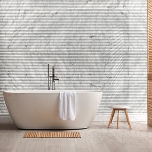 Lastra Marmura Carrara White Infinity Design 2CM
