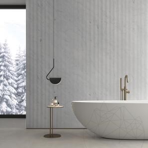 Lastra Marmura Carrara White Zigzag Design 2CM