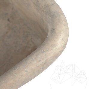 Раковина Arco Travertine Kashmir KS-025 SCAS2, 47 x 47 x 19 см
