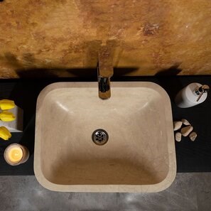 Раковина Matia Travertine Classic BRTA, 50 x 40 x 13 см