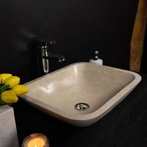 Раковина Matia Travertine Classic BRTA, 50 x 40 x 13 см