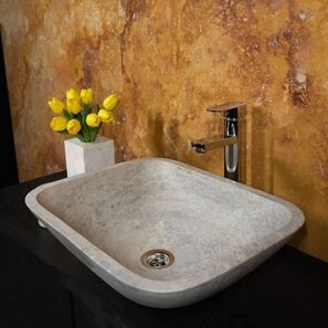 Раковина Matia Travertine Silver BRTA, 50 x 40 x 13 см