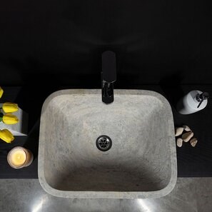 Раковина Matia Travertine Silver BRTA, 50 x 40 x 13 см
