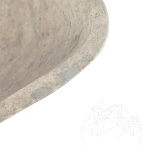 Раковина Matia Travertine Silver BRTA, 50 x 40 x 13 см