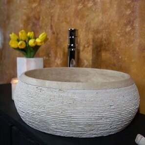 Раковина Matia travertine Classic RS-24, 42 x 15 см
