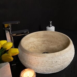 Раковина Matia travertine Classic RS-24, 42 x 15 см