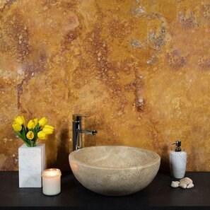 Раковина Matia travertine Classic RS-5, 42 x 15 см
