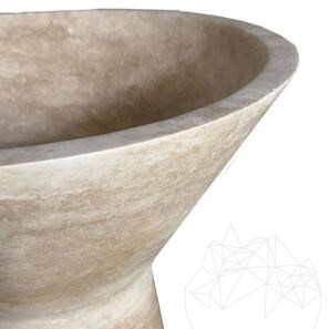 Раковина Tao Antros - Travertine Classic, 50 x 85 см