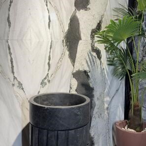 Раковина Tao Vertigo - мрамор Ceppo, 45 x 85 см