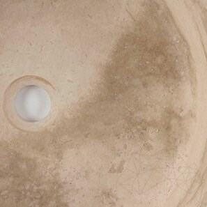 Раковина Matia travertine Classic RS-22, 42 см x 15 см