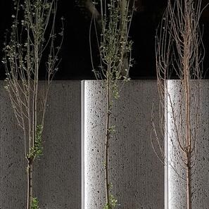 Lastra Granit Concrete Avorio Lineal Extreme Light Design 2CM