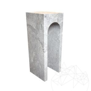 Consola Mica Archy Marmura Tundra Grey