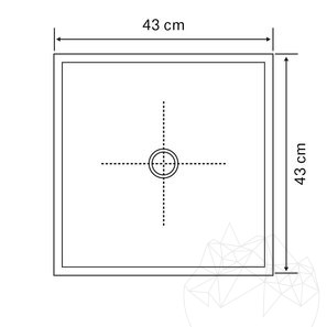 Раковина Tao из травертина классическая SP-19, 42 x 82 см