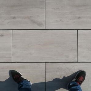 Piatra Sinterizata L'ALTRA PIETRA Foresta Grigio, 40 X 80 X 2 cm, R11 - Antiderapanta pt exterior