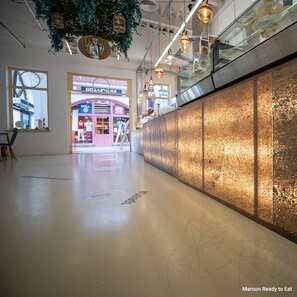 Ardezie Flexibila Translucida SKIN 2mm  - Auburn, 210 x 105 cm | Iluminare Ambientala, Interior & Exterior