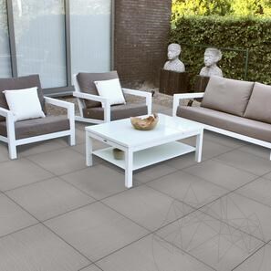 Piatra Sinterizata L'ALTRA PIETRA Graffiti Grigio, R10, 60 X 60 X 2 cm, R10 - Antiderapanta pt exterior