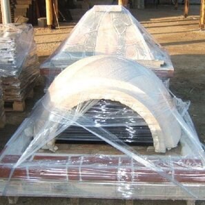 Cuptor Gradina Traditional (Carbune/Lemn, 170 x 120 x 145 cm, 950 kg, piatra poligonala Rhodos, caramida)